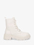 Bottines montantes à lacets - Beige - 1