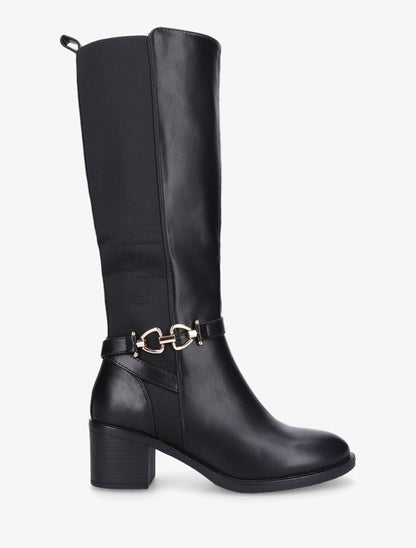 Bottes classiques en simili - Noir - 1