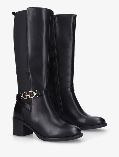 Bottes classiques en simili - Noir - 4