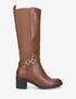Bottes classiques en simili - Camel - 5