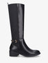 Bottes unies élastiquées sanglé - Noir - 5