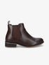 Chelsea boots plates en simili - Marron - 1