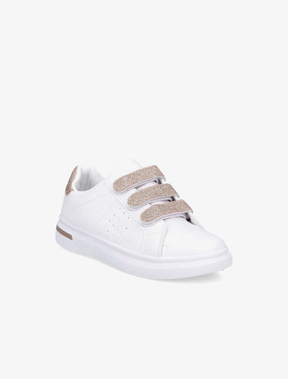 Baskets à scratchs pailletés - Rose gold - 2