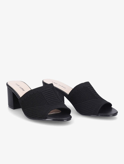Mules en mesh - Noir - 4