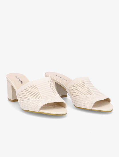 Mules en mesh - Beige - 4