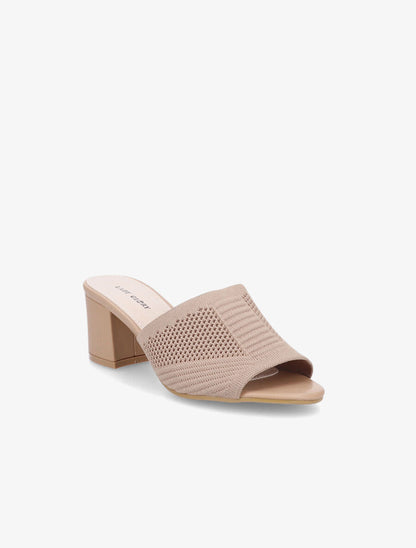 Mules en mesh - Taupe - 2