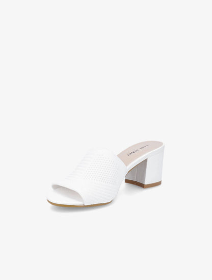 Mules en mesh - Blanc - 3