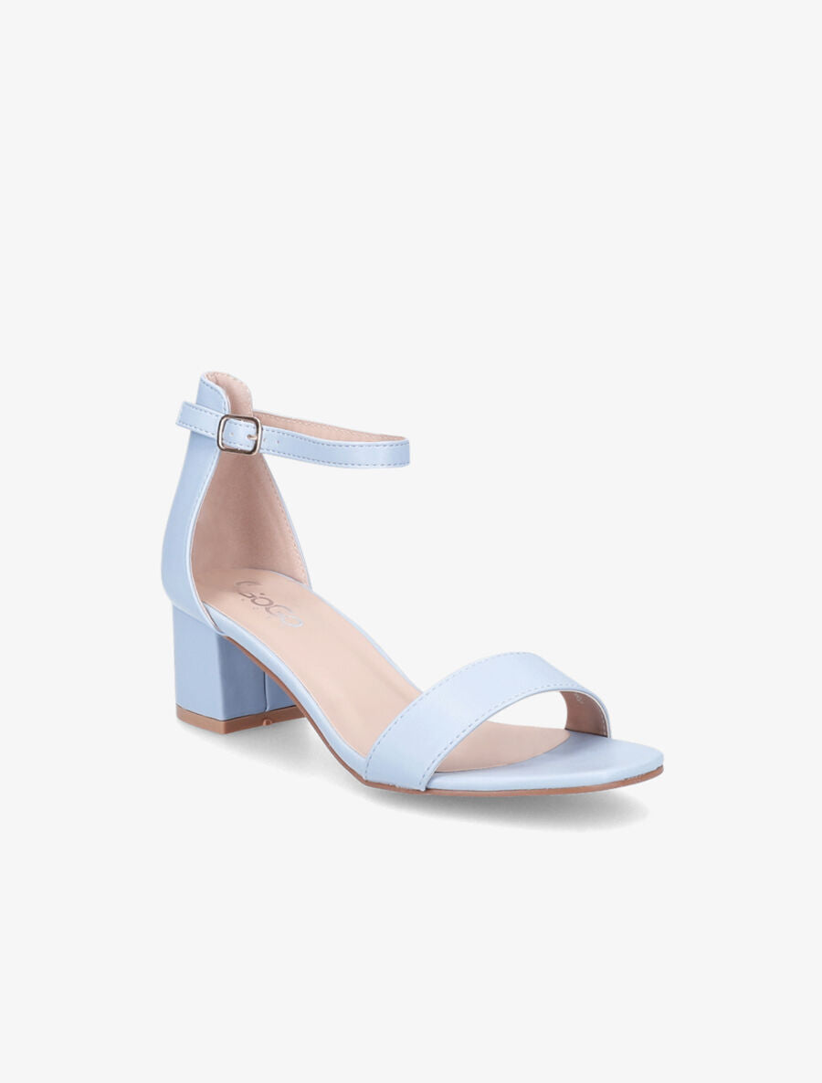 Sandales classiques en simili - Bleu ciel - 2