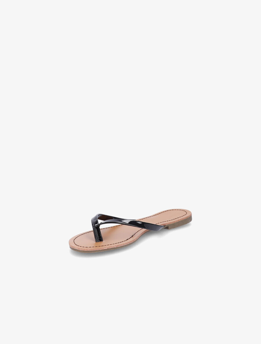 Tongs vernis - Noir - 3