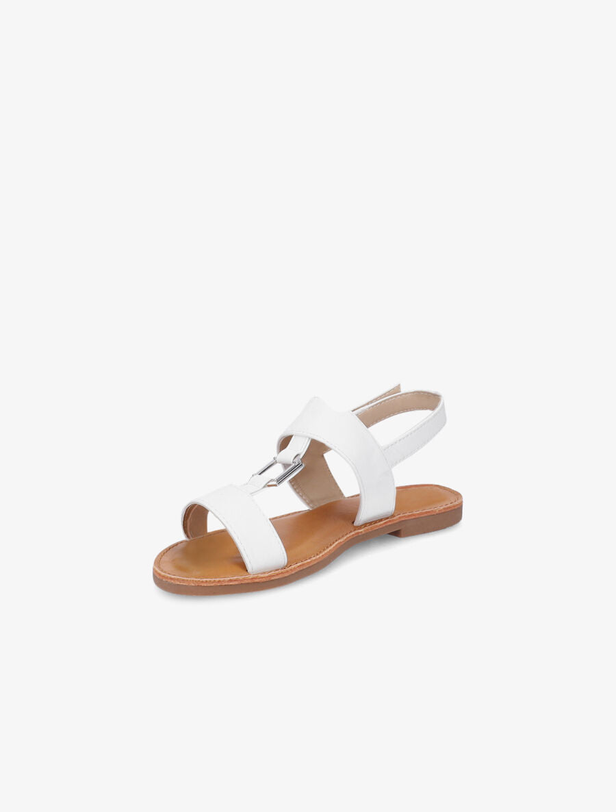 Nu-pieds à boucle géométrique - Blanc - 3