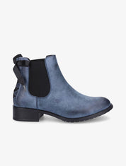 Bottines à contrefort corseté - Bleu - 5