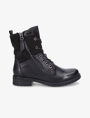 Boots montantes à lacets - Noir - 6