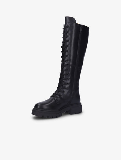 Bottes style rangers à lacets - Noir - 3