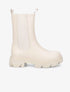 Rangers montantes à semelle crantées - Beige - 5