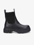 Boots côtelées style motard - Noir - 1