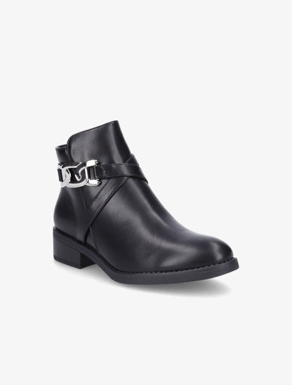 Bottines à boucle maillon - Noir - 2