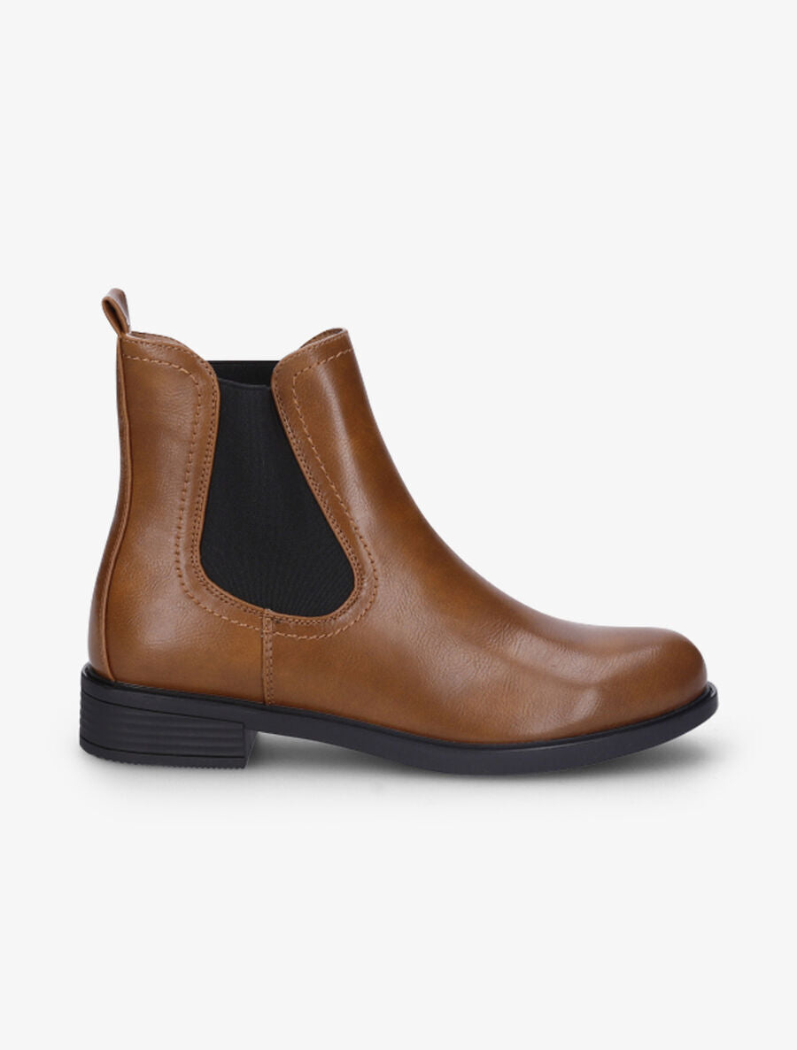 Chelsea boots en simili - Camel - 1