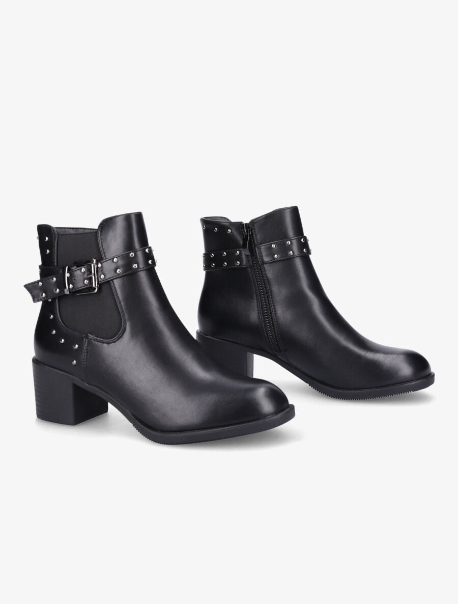 Bottines cloutées - Noir - 4