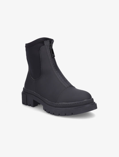 Boots montantes à zip - Noir - 2