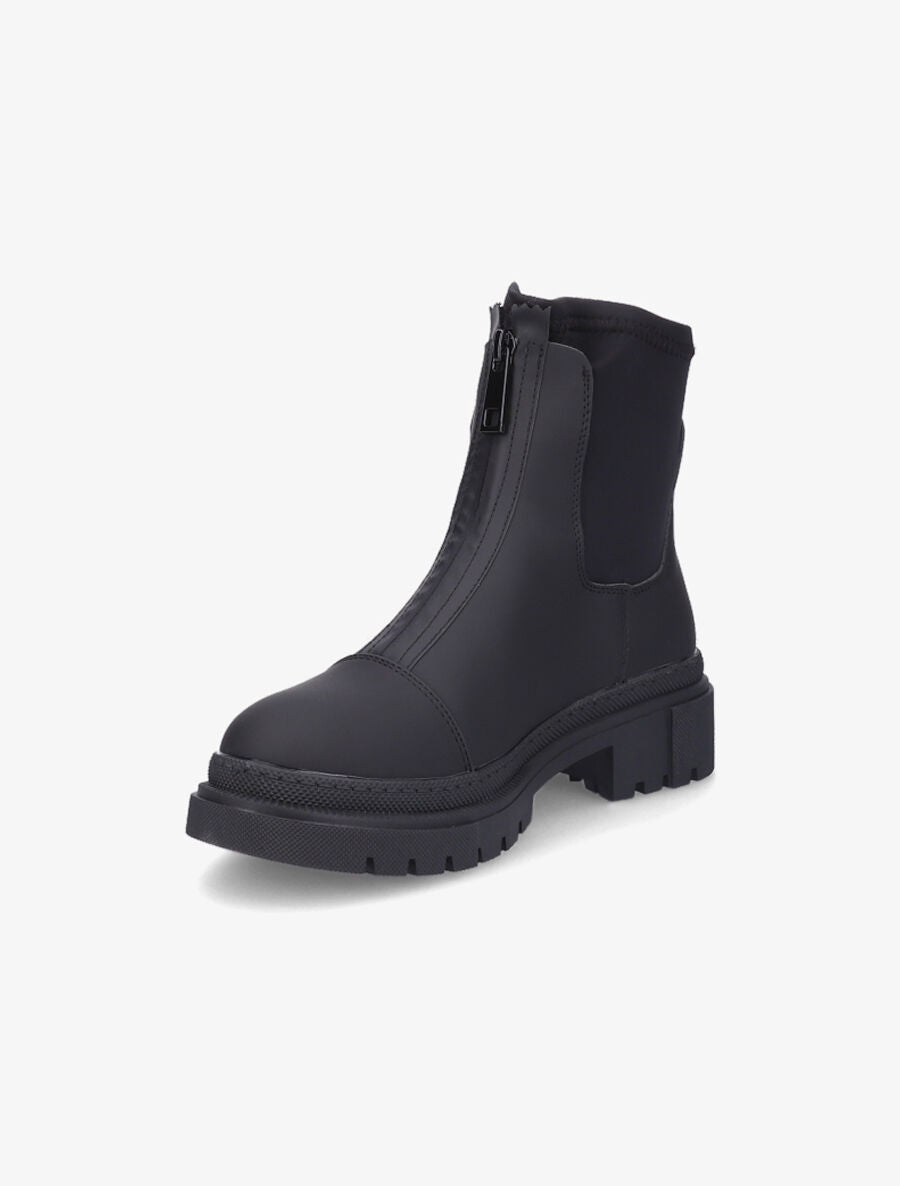 Boots montantes à zip - Noir - 3