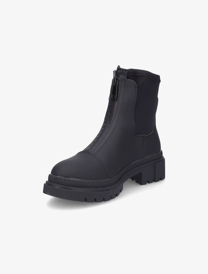 Boots montantes à zip - Noir - 3
