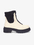 Boots montantes à zip - Beige - 1