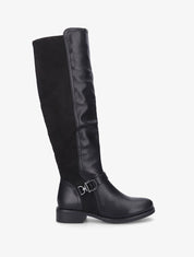 Bottes cavalières bi-matière - Noir - 5