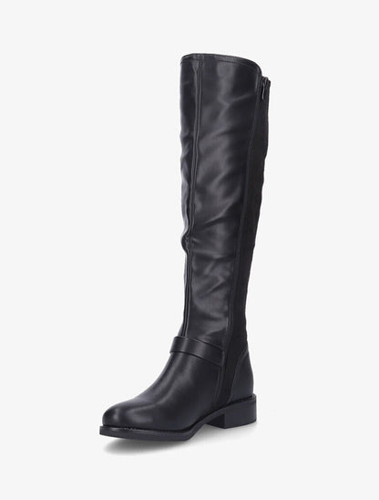 Bottes cavalières bi-matière - Noir - 3