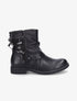 Bottines montantes corsetées - Noir - 1