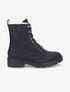 Boots fourrées à lacets - Noir - 1
