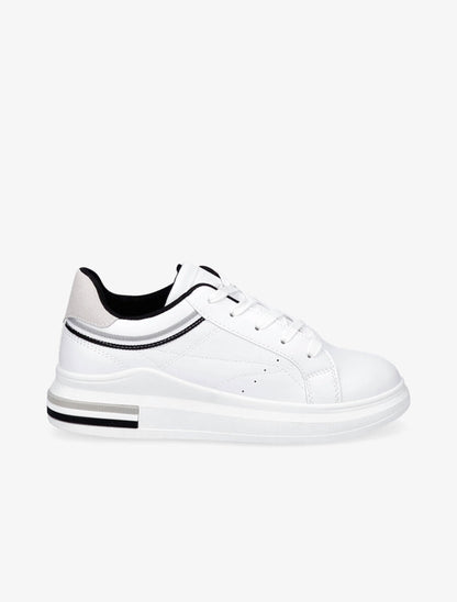 Tennis classique en simili - Blanc - 1