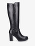 Bottes à talon et zip - Noir - 5