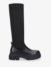 Bottes chaussettes en maille - Noir - 5