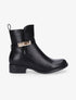 Bottines à sangles stylisées - Noir - 5