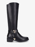 Bottes élastiquées à sangle nouée - Noir - 5
