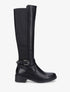Bottes élastiquées à boucle - Noir - 1