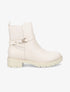 Bottines élastiquées à boucle - Beige - 1