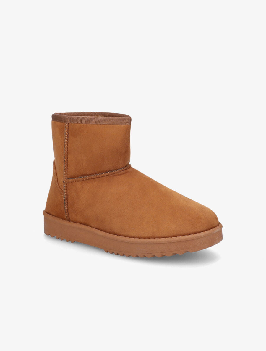 Boots classiques en suédine - Camel - 2