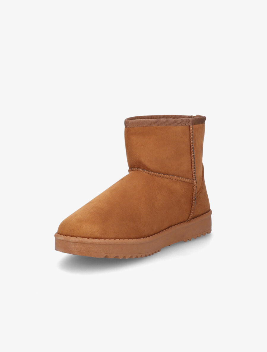 Boots classiques en suédine - Camel - 3