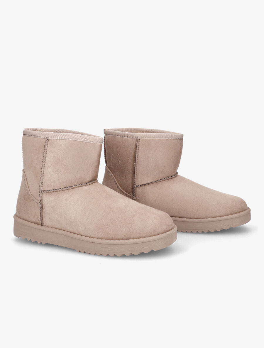 Boots classiques en suédine - Beige - 4
