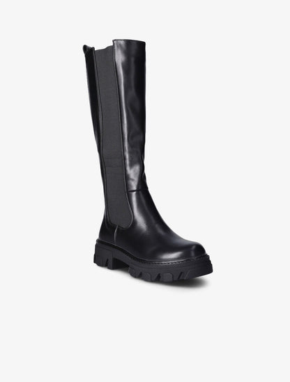 Bottes à semelle stylisée - Noir - 3