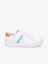 Sneakers à contrefort contrastant - Turquoise - 1