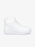Sneakers montantes en simili - Blanc - 1