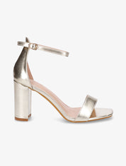 Sandales minimalistes à talon - Or - 5