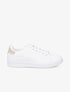 Sneakers à contrefort et languette contrastantes - Beige - 1