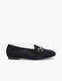 Mocassins à boucle en suédine - Noir - 5