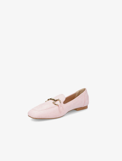Mocassins à boucle en suédine - Rose - 3