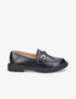 Mocassins à semelle crantée et boucle en simili - Noir - 5