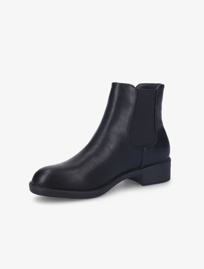 Chelsea boots unicolore à ganses élastiquées - Noir - 4