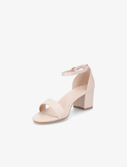 Sandales à bride classique en simili - Beige - 3